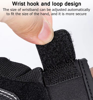 Gants de moto personnalisés avec logo unisexe, en nylon durable, antidérapants, compatibles avec les écrans tactiles, coque rigide de protection