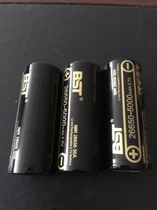 Original BST Genuine <strong>26650</strong> Lithium Cell <strong>Battery</strong> 5000mAh 3.7V Rechargeable <strong>Battery</strong> for Flashlight - Product Image 4