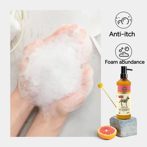 Personnalisé OEM gallon biologique <span class=keywords><strong>Anti</strong></span> <span class=keywords><strong>démangeaison</strong></span> blanchissant <span class=keywords><strong>chien</strong></span> corps lavage douche bain nettoyage 480ml Gel chat shampooing <span class=keywords><strong>pour</strong></span> animaux de compagnie - Product Image 4