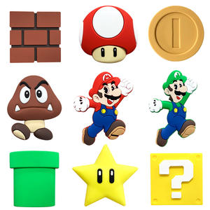 Aimant de réfrigérateur <span class=keywords><strong>Mario</strong></span>, autocollant décoratif mural, décoration de cuisine et de maison, papeterie, fournitures scolaires et de bureau, cadeaux promotionnels - Product Image 1