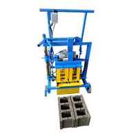 Mini machine de fabrication de blocs QMR2-45 Machine à briques en béton