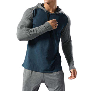 Nouveauté en gros : T-shirts à manches longues pour hommes, respirants, tricotés, style tendance, pour la course et l'entraînement - Product Image 4