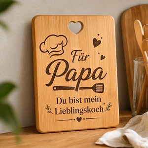 <span class=keywords><strong>Planche</strong></span> à découper rectangulaire en bambou de qualité supérieure avec poignée, coffret cadeau gravé, vente en gros, cadeau pour la fête des pères, cadeau d'anniversaire pour <span class=keywords><strong>papa</strong></span> - Product Image 3