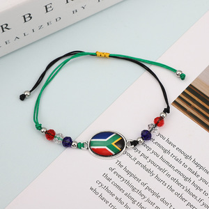 Bán Buôn Nhà Máy Sáng Tạo Mới Đa Quốc Gia Cờ Pha Lê Thủ Công Đính Cườm Dệt Vòng Đeo Tay Bộ Được Phổ Biến Trong Châu Âu - Product Image 3