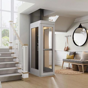 Ascensor Hidráulico para Casa, Elevador Interior para el Hogar, Precio de Elevador para 2/3/4 Pisos, Ascensor Pequeño para Interiores y Exteriores para 2 Personas - Product Image 2