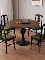 Table basse compacte de style français Wabi-sabi en bois de frêne massif, design multifonctionnel pour petits balcons et salles à manger, style Mid-century Modern
