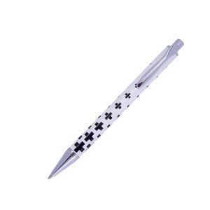 Full Barrel Sublimation Printed Click Ballpoint <b>Pen</b>, 3 Trendy Geometric Abstract Pattern Retractable Advertising Signature <b>Pen</b> - Product Image 4