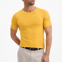 T-shirt à manches courtes pour homme, col rond, coupe ajustée, séchage rapide, respirant, extensible, idéal pour la course à pied, l'entraînement et le sport, design OEM ODM.