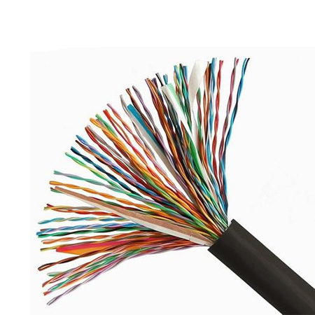 waterproof HYA 50  pair 10 pair aerial telephone cable wire color code 50 pairs communication cable