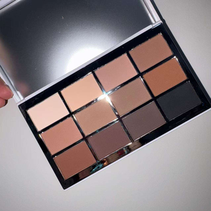 Palette Professionale per Trucco <span class=keywords><strong>Occhi</strong></span> Smokey Argento, Ombretti Grigi Brillanti, Trucco <span class=keywords><strong>Occhi</strong></span> Nero Scuro, <span class=keywords><strong>Occhi</strong></span> Smokey Morbidi - Product Image 6