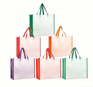 Eco-Friendly Heat Sealed Non-Woven Tote <b>Bags</b> Eco-Friendly Promotional Handbags for Events - Product Image 1