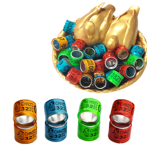 แหวนติดตามนกพิราบอะลูมิเนียมขนาด 8 มม. แบบกำหนดเอง ปี 2025 แหวนพลาสติกสำหรับแข่งนกพิราบ แหวนติดเท้านกพิราบสำหรับแข่ง - Product Image 2