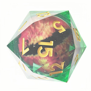 2025 nouveau jeu de dés en résine D20 33mm-55mm dés de base pour jeux de société Dragon donjons Coc groupe de course Cthulhudo autres <span class=keywords><strong>Trpg</strong></span> - Product Image 4