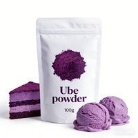 Poudre d'Ube Biologique en Boîte de Conserve Personnalisée 30g 50g 80g 100g, Poudre d'Igname Violette, Poudre d'Ube