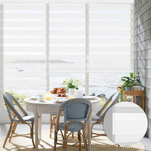 Cortinas ciegas de resorte de alta calidad Persiana de cebra manual de ventana francesa <span class=keywords><strong>para</strong></span> ventanas - Product Image 3