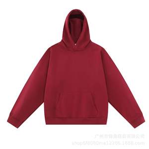 Sudadera de algodón puro para hombre, marca de moda, sudadera con capucha estilo americano de tela gruesa, chaqueta personalizada para hombre - Product Image 2
