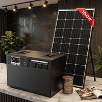 Station d'alimentation portable, station d'alimentation de secours 3 kVA disponible, armoire d'alimentation portable LiFePO4 hybride MPPT solaire, petite pour l'extérieur