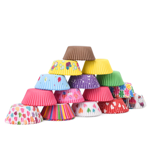 Vente en gros 1000 pièces/paquet papier cuisson tasse jetable Muffin doublures couleur unie ou imprimé <span class=keywords><strong>Cupcake</strong></span> emballages cuisson tasse <span class=keywords><strong>Cupcake</strong></span> moule - Product Image 3