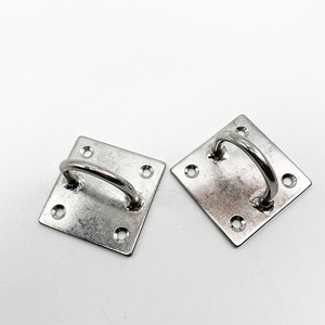 Stainless Steel Lift <b>Ring</b> 6mm Rectangular <b>Plate</b> Marine Hardware for Boat Rigging and Sail Accessories - Product Image 1