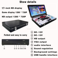 Pandora Box DX 5000 Jamma Arcade Machine-Système de jeu Wifi 3D-29800 jeux en 1 Console
