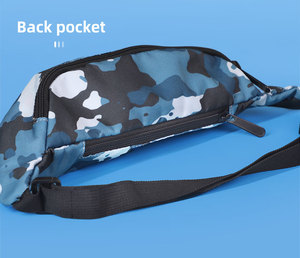 Tas pinggang nilon tahan air mode baru tas pinggang dompet kualitas tinggi tas dada tas selempang lucu tas sabuk olahraga - Product Image 4