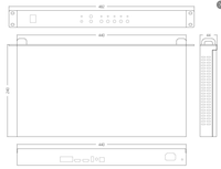 Controlador LED IP65 para Interiores y Exteriores, 1.3 Millones de Píxeles, HUIDU HD-VP210S, Tres en Uno, Cartel Digital, Video, Elevador