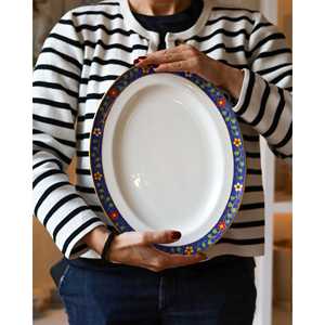 Service de table Richard Ginori Lago Pallanza décoré de 12 pièces, vaisselle personnalisable et kit de tasses à café pour hôtels kg - Product Image 5