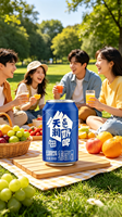 Yaourt au kefir Lassi aux fruits rouges de Terun Dairy, boisson lactée fermentée, boîte de 300 ml