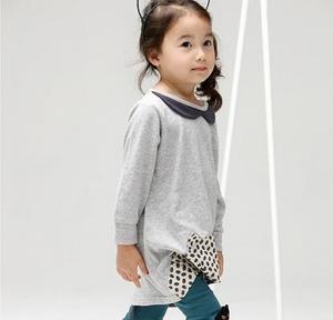 Vente en gros de vêtements pour enfants, ensemble de 2 pièces, t-shirt à manches longues décontracté avec pantalon, costumes pour filles, en provenance de Chine - Product Image 3
