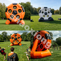 Cible de football gonflable commerciale pour adultes et enfants, arène de fléchettes de football gonflable, jeux sportifs amusants, cible de fléchettes de football gonflable