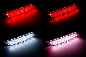 Reflector <span class=keywords><strong>de</strong></span> parachoques trasero LED para coche, lámpara <span class=keywords><strong>de</strong></span> luz para Toyota Camry 2018 2019 2020 2021 2022 2023 2024 W/luces <span class=keywords><strong>de</strong></span> freno traseras - Product Image 4