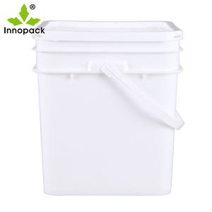 Prix de gros des poignées en plastique pour les seaux de stockage d'eau Seaux à peinture 8L Seaux en plastique multifonctionnels avec couvercles - Product Image 1