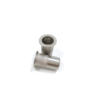 304 thép không gỉ đinh tán Nut chèn Nut lớn/Mặt bích đầu có khía cơ thể mù rivnut - Product Image 5