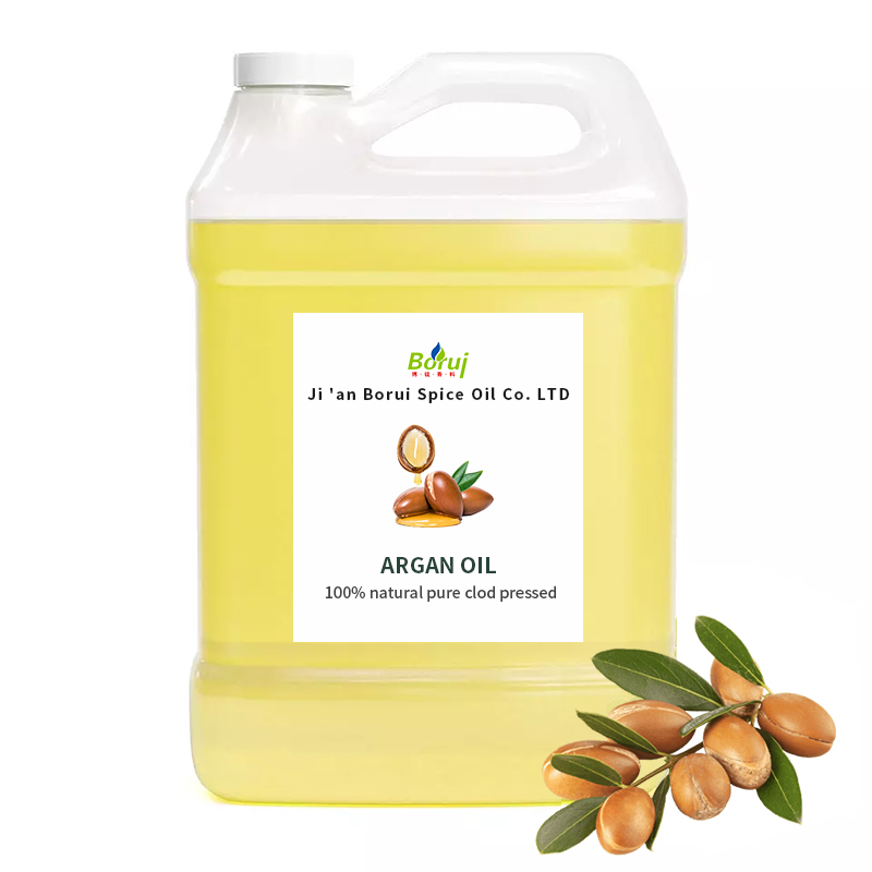 Huile d'argan marocaine pressée à froid organique pure 100% pour la croissance des cheveux, la peau, le visage