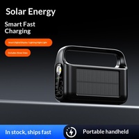 Nuevo Banco de Energía Solar de Carga Rápida de 22.5W y 20000mAh, Cargador Portátil con 3 Cables Integrados y LED para Emergencias y Campamentos al Aire Libre