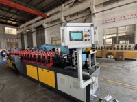 Machine de formage à froid pour portes à enroulement en acier galvanisé de 0,6 à 1,0 mm, 100 mm, type européen