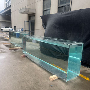 Approvisionnement Direct d'usine aquaponiques table commerciale aquarium en verre artificiel aquarium à poissons - Product Image 3