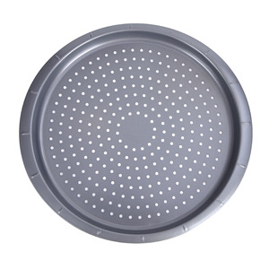 Platos Redondos Perforados y Engrosados para <span class=keywords><strong>Pizza</strong></span> y Queso, Utensilios <span class=keywords><strong>de</strong></span> Cocina para Hornear, Molde para Pastel Apto para Horno - Product Image 3