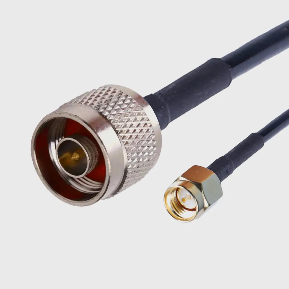 Cable convertidor macho tipo N a Sma, alimentador n-sma Coaxial, hembra Sma macho para antena rfid rf, Cable de antena