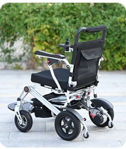 Équipement de réadaptation médicale fauteuil roulant électrique pliant léger batterie au Lithium télécommandée pour personnes âgées pliable - Product Image 3