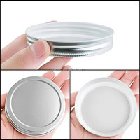 Pot en verre Mason de 100 à 1000 ml avec couvercle en fer blanc à double compartiment - Idéal pour les cornichons, les confitures maison, les aliments en conserve et le stockage en cuisine