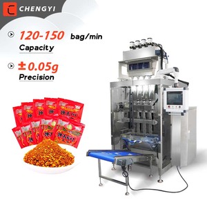 Automatic Multi Lane 2g 5g Flour Pepper Curry Chili Rosemary Seasoning Spices Powder Pouch Packaging Machine - Product Image 1