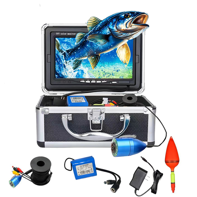 EYEWA YS-702A Portable Underwater Fish Finder, 7-inch LED Display, IP68 Waterproof, Ice Fishing and Sea Fishing