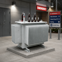 Transformateur auto-traduit triphasé immergé dans l'huile S20 400 kVA, trois enroulements, 50 Hz/60 Hz, pour système de distribution d'énergie agricole