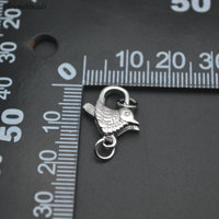 Forme d'oiseau Beaucoup de styles Délicat à la mode Rhodium Argent Placage Laiton Homard Fermoirs Collier Bracelet Fermoir pour la fabrication de bijoux