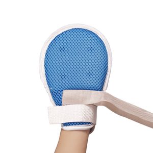 KS Childrens And Teenagers Breathable Wrist Guard With Long <b>Strap</b> Anti Scratch Mesh Glove For Hands Health Massage Support - Product Image 1