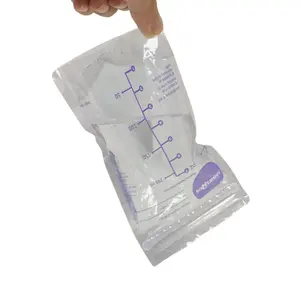 Refroidisseur d'allaitement pour bébé sans BPA avec logo personnalisé produit de stockage de pompage 3-5Oz 250ml sac de <span class=keywords><strong>conservation</strong></span> du <span class=keywords><strong>lait</strong></span> <span class=keywords><strong>maternel</strong></span> pré-stérilisé - Product Image 1