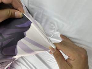 Чехол для подушки-дакимакуры с аниме-персонажем, 100% полиэстер, на молнии, с цифровым принтом, декоративная подушка - Product Image 5