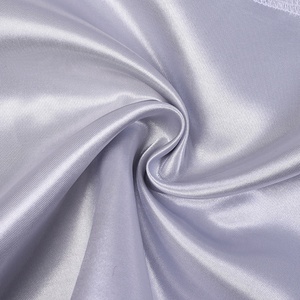 Hot Bán 100% Polyester Satin Rèm Vải Siêu Mềm Mại Và Màn Dệt Trong Đồng Bằng Nhuộm Mô Hình Cho Phòng Khách - Product Image 1