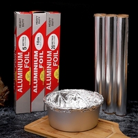 20cm 25cm 30cm Chine Rouleau de papier aluminium souple à haute température jetable personnalisé Falcon Restaurant Papel pour usage alimentaire